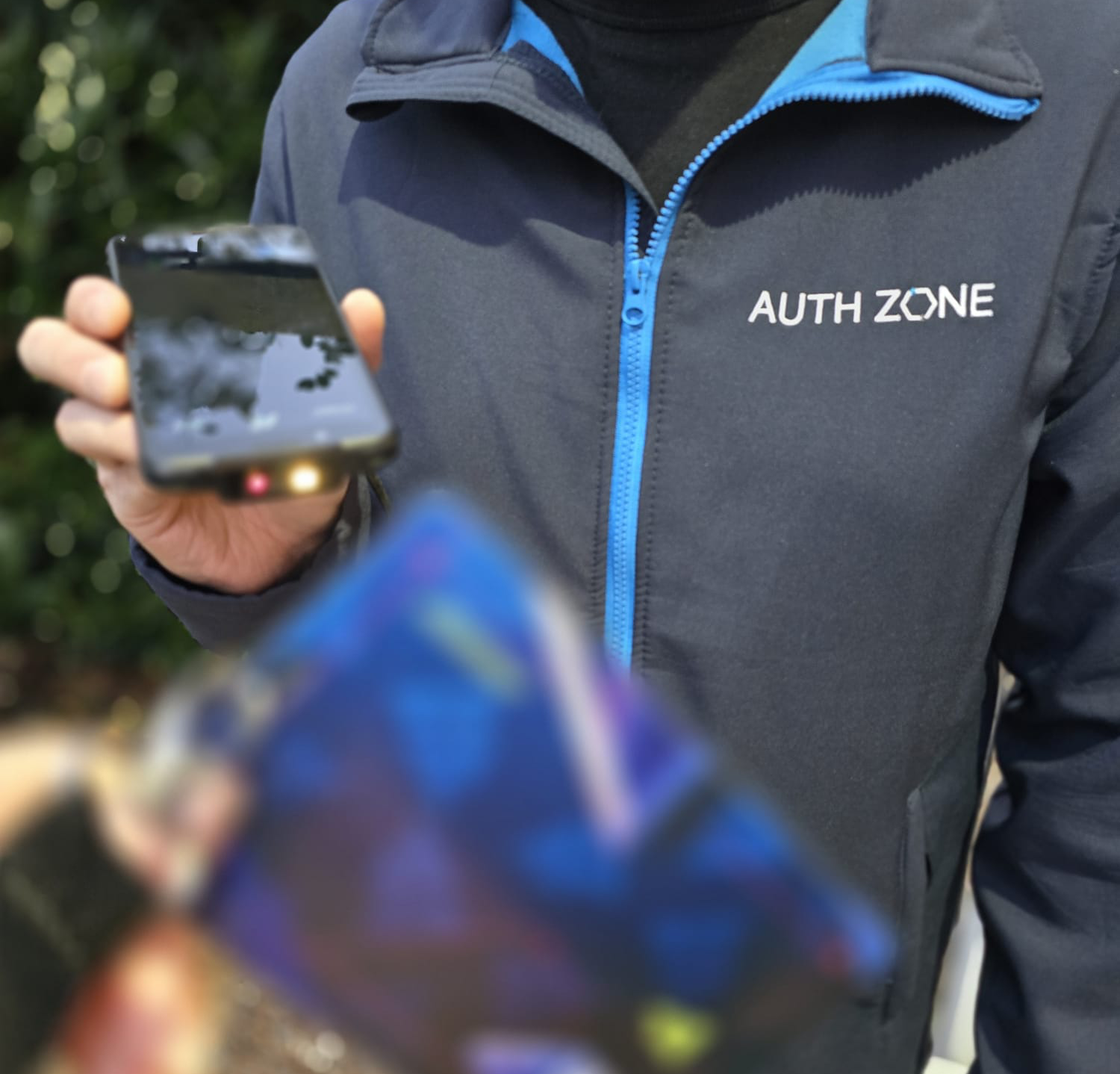 AuthZone team on site