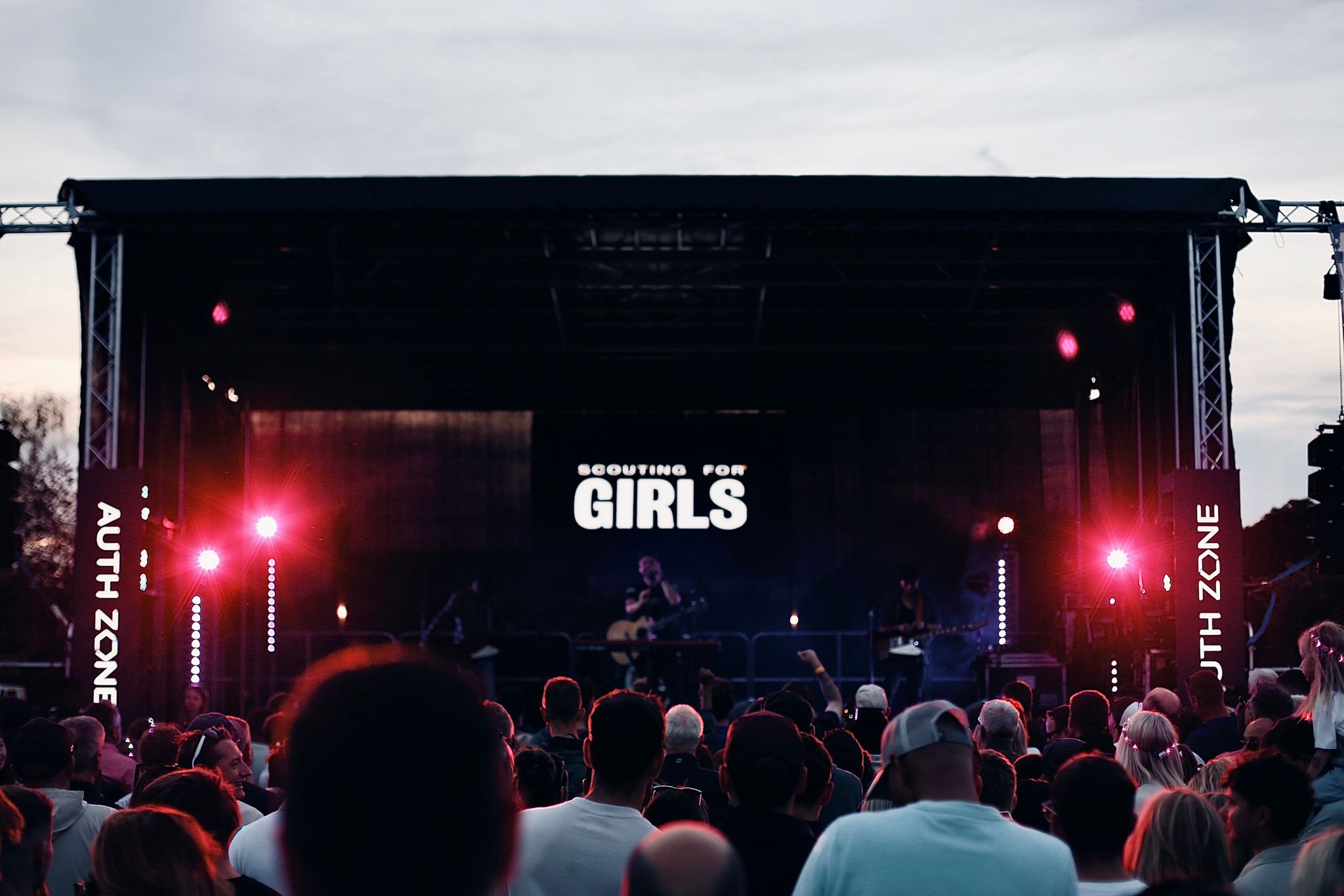 Large outdoor music festival