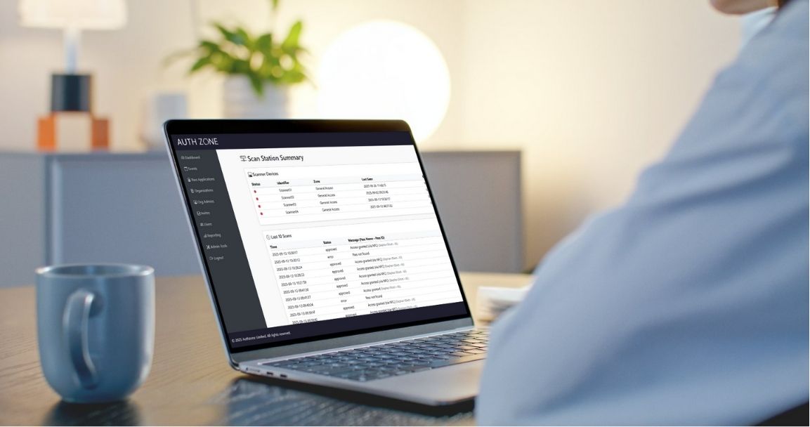 AuthZone operator monitoring secure access