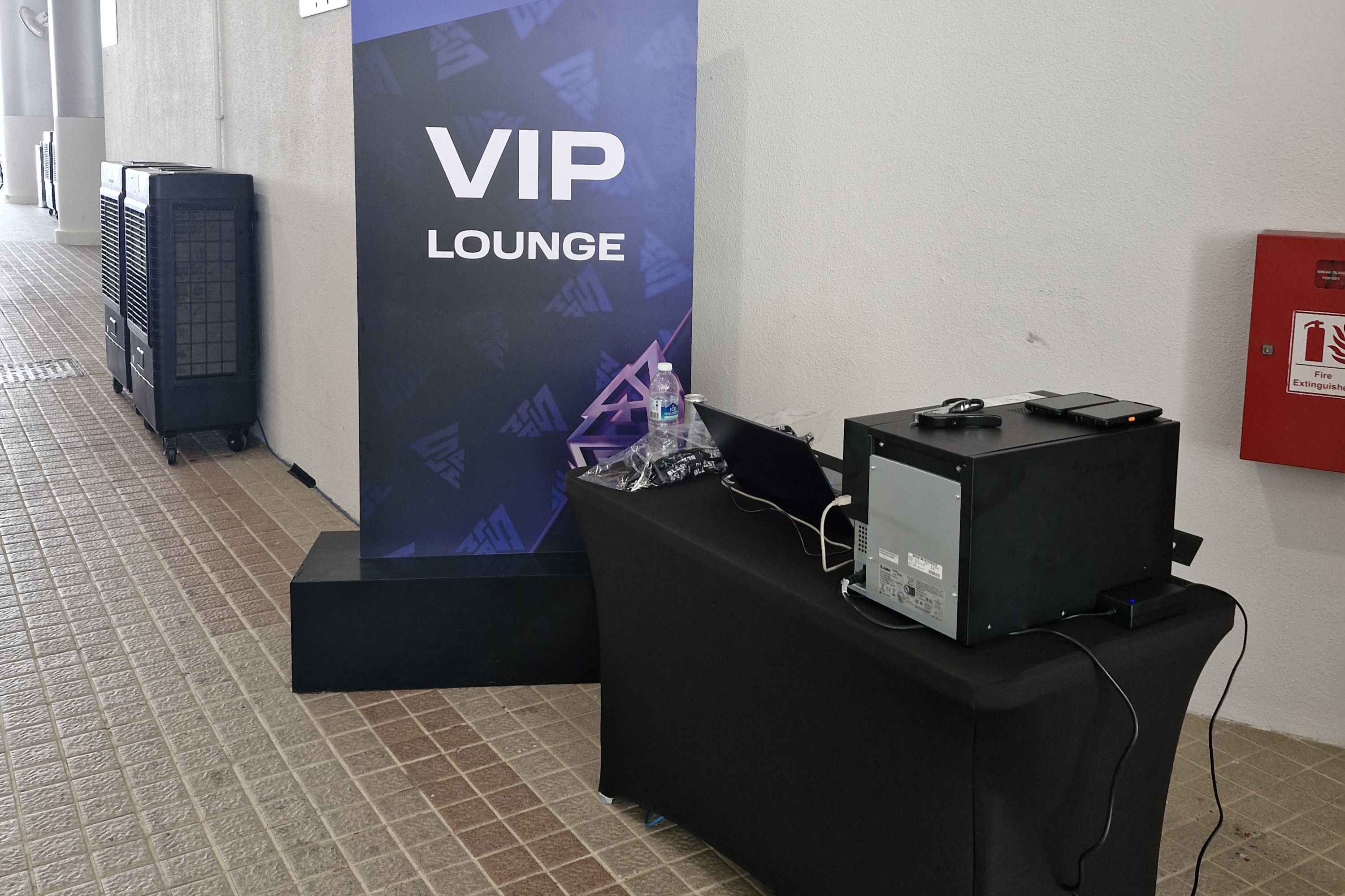 Onsite accreditation desk