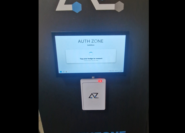 LeadLink trade show podium